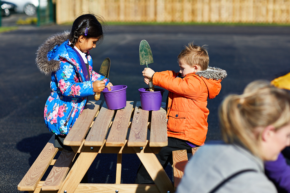 Involving the kids in gardening