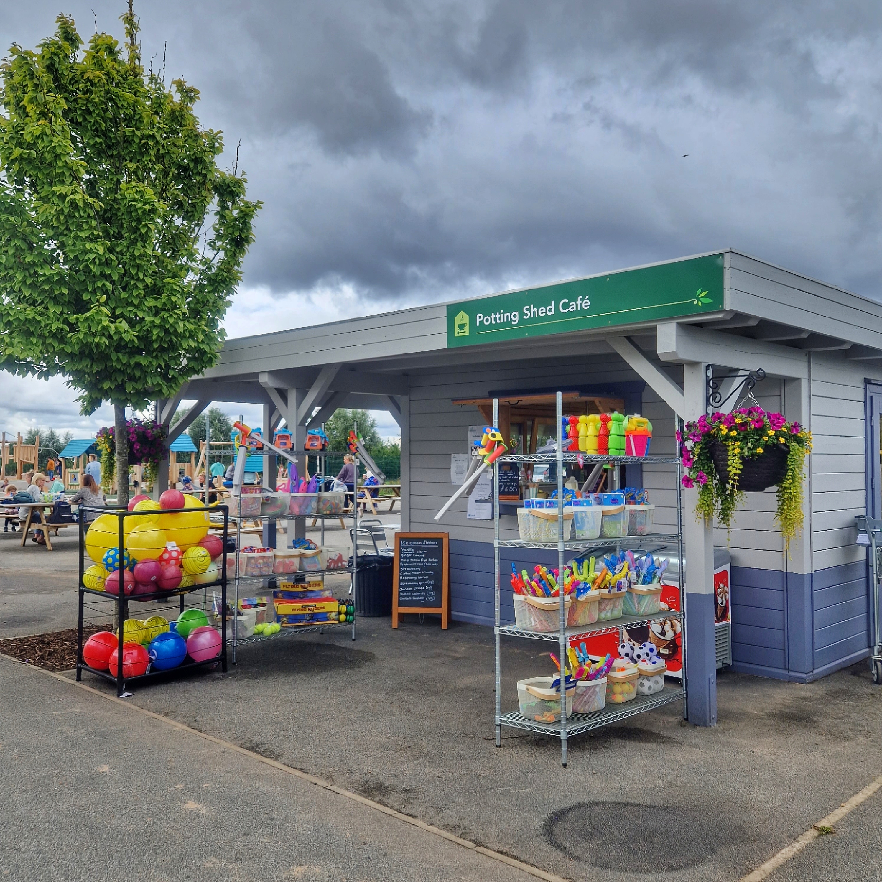 A photo of the Potting Shed Café at The Arium Nursery.