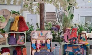 Image shows a table display of giftware for sale in the Arium shop